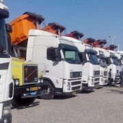 اعتراض کامیونداران به افزایش قیمت گازوئیل و لاستیک