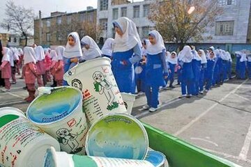 توزیع شیر مدارس به کجا رسید؟