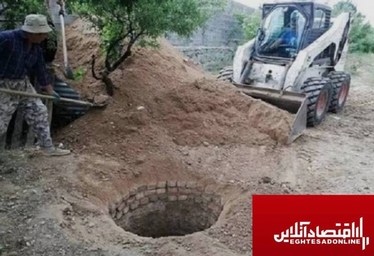 توقیف ۳ دستگاه حفاری و انسداد ۴۳ حلقه چاه غیرمجاز