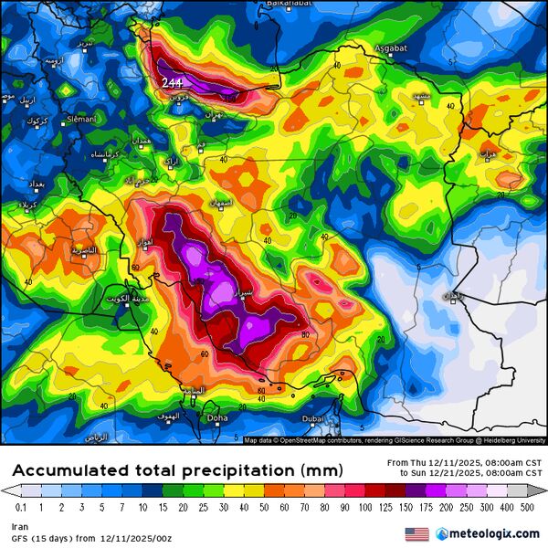 خبر خوش ماهوارههای هواشناسی برای ایران