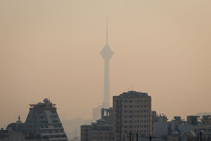 وضعیت هوای تهران قرمز شد