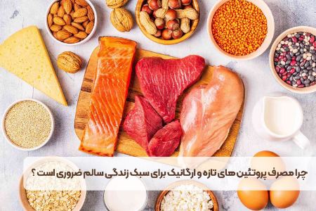 پروتئین های تازه و ارگانیک پروتئین های تازه و ارگانیک