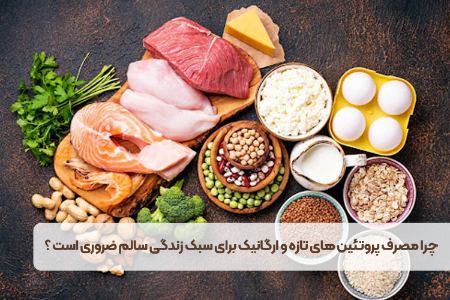 چرا مصرف پروتئین های تازه و ارگانیک برای سبک زندگی سالم ضروری است ؟ چرا مصرف پروتئین های تازه و ارگانیک برای سبک زندگی سالم ضروری است ؟