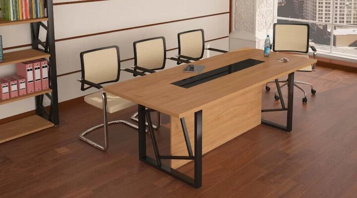 ۵ نکته مهم انتخاب میز اداری دو نفره با پایه فلزی برای دفاتر مدرن