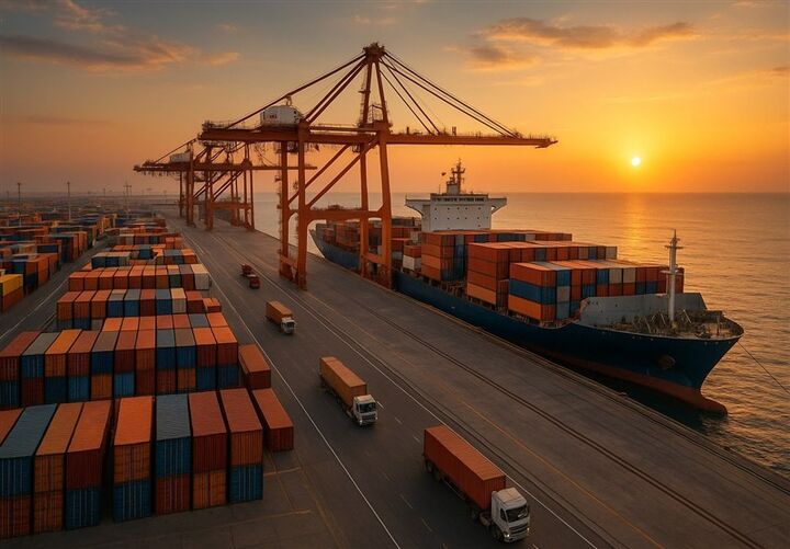 صادرات ۳۲۸ هزار تن کالا از استان بوشهر به قطر