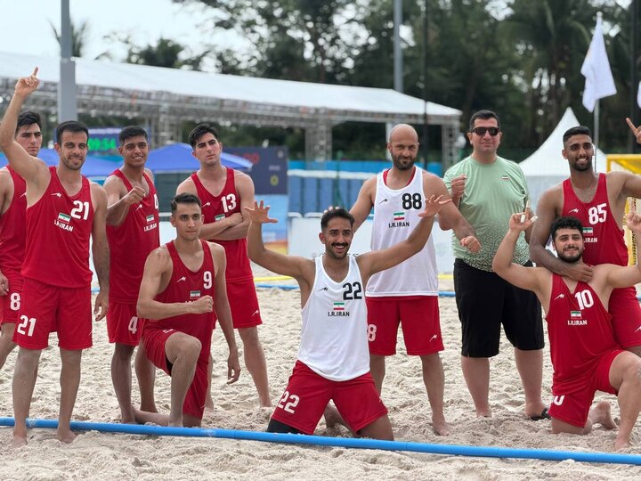 پیروزی قاطع هندبال ایران مقابل سرلانکا