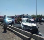 جزئیات تصادف مرگبار تانکر بنزین با پژو ۴۰۵ در آزادراه نطنز–اصفهان