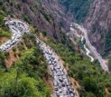 ترافیک سنگین در جاده چالوس