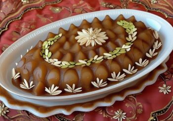 طرز تهیه حلوای عربی با شیر خشک ؛ چه کار کنیم تا حلوا نسوزد؟