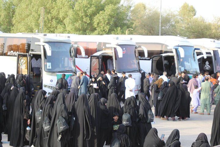 آغاز خدمت‌رسانی رایگان اتوبوسرانی برای بازگشت زائران اربعین