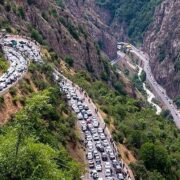 ترافیک سنگین در چالوس و آزادراه تهران-شمال