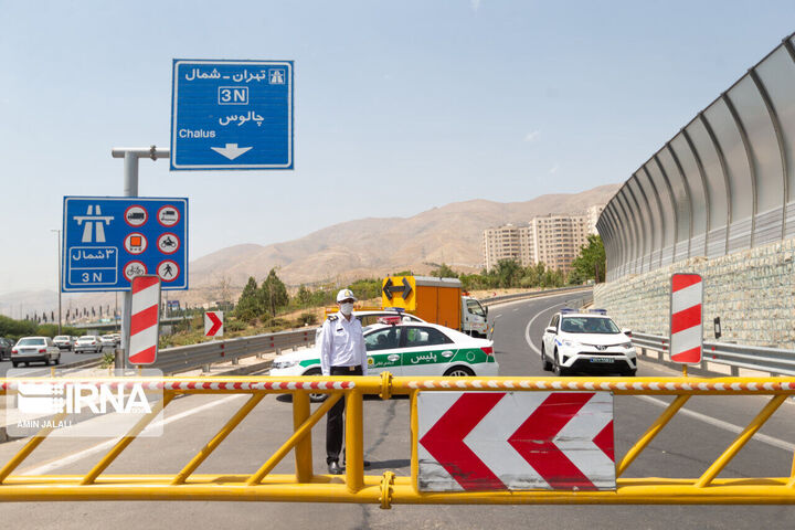 محدودیت ترافیکی در آزادراه تهران – شمال و جاده چالوس